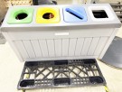 Kompakt kildesorteringsstasjon med 4 avfallsfraksjoner i robust LLDPE-plast - ECO-NOR AS thumbnail