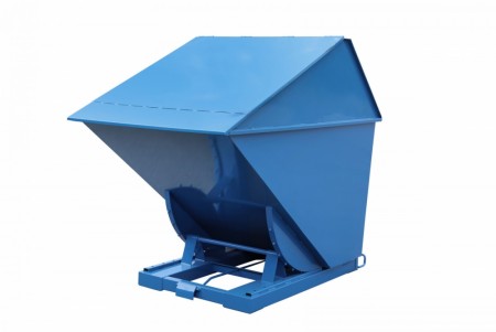 2200L Tippcontainer med høyt lokk 