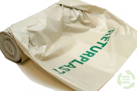800L Klar plastsekk - Plastretur perforert