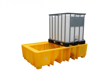 Dobbelt oppsamlingskar for 2 IBC