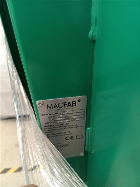 MacFab 75 selges til redusert pris pga mindre fraktskade - ECO-NOR AS