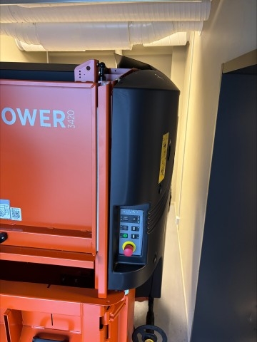Orwak Power 3420 med fraktskade | ECO-NOR AS - Løsninger for avfallshåndtering
