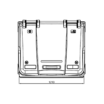 Avfallsbeholder 1000 L