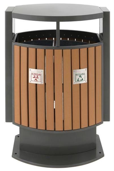 Kildesorteringsstasjon for 2 fraksjoner