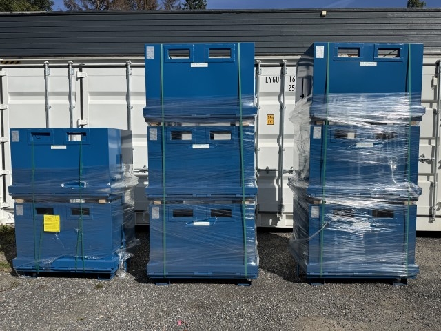 Leveranse av Bunntømte containere til Entreprenør i Nord-Norge