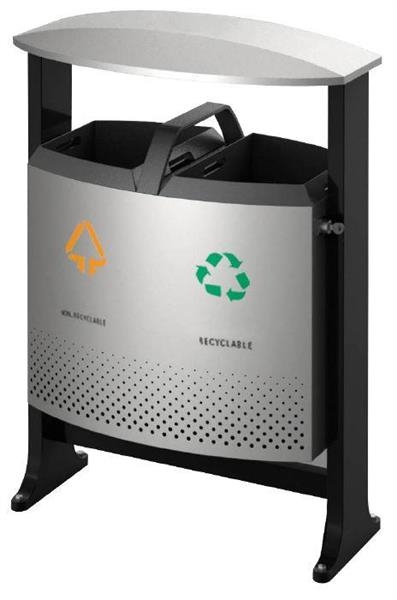 Kildesorteringsstasjon for 2 fraksjoner