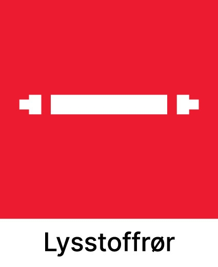 Sorteringsmerke Lysstoffør - ECO-NOR AS