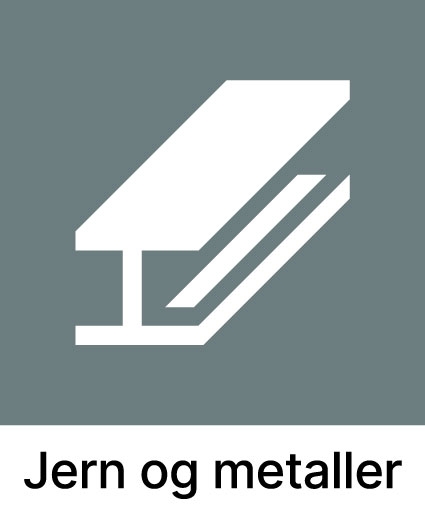 Sorteringsmerke Jern og metaller - ECO-NOR AS