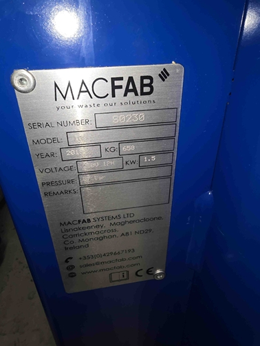 Brukt MacFab 100 - MFS230 - 1
