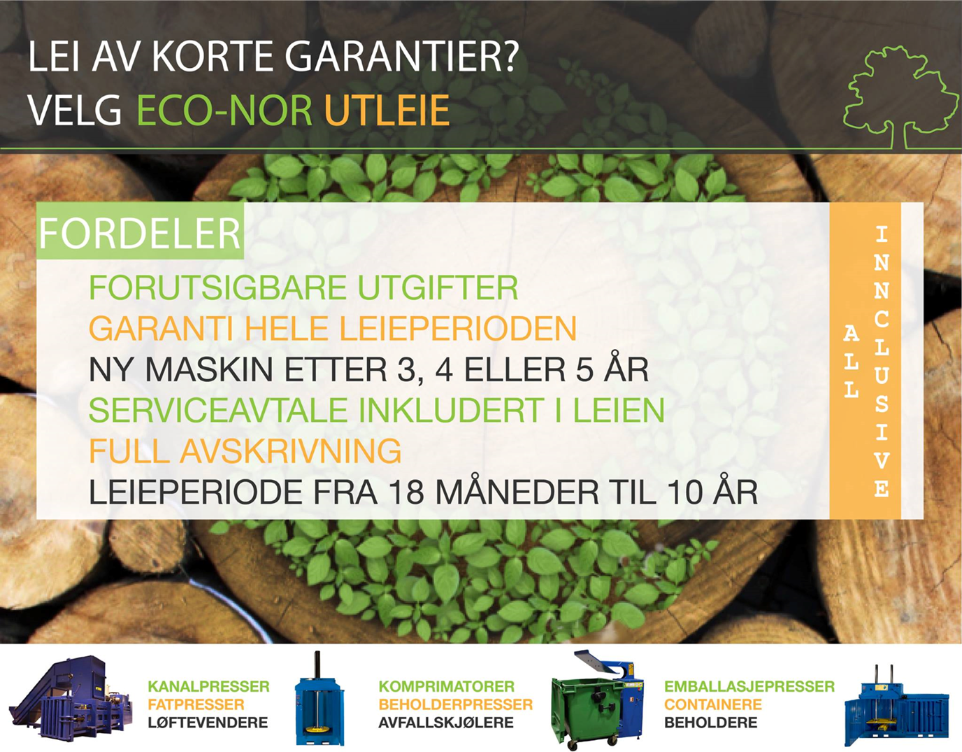 ECO-NOR UTLEIE - utleie av maskiner