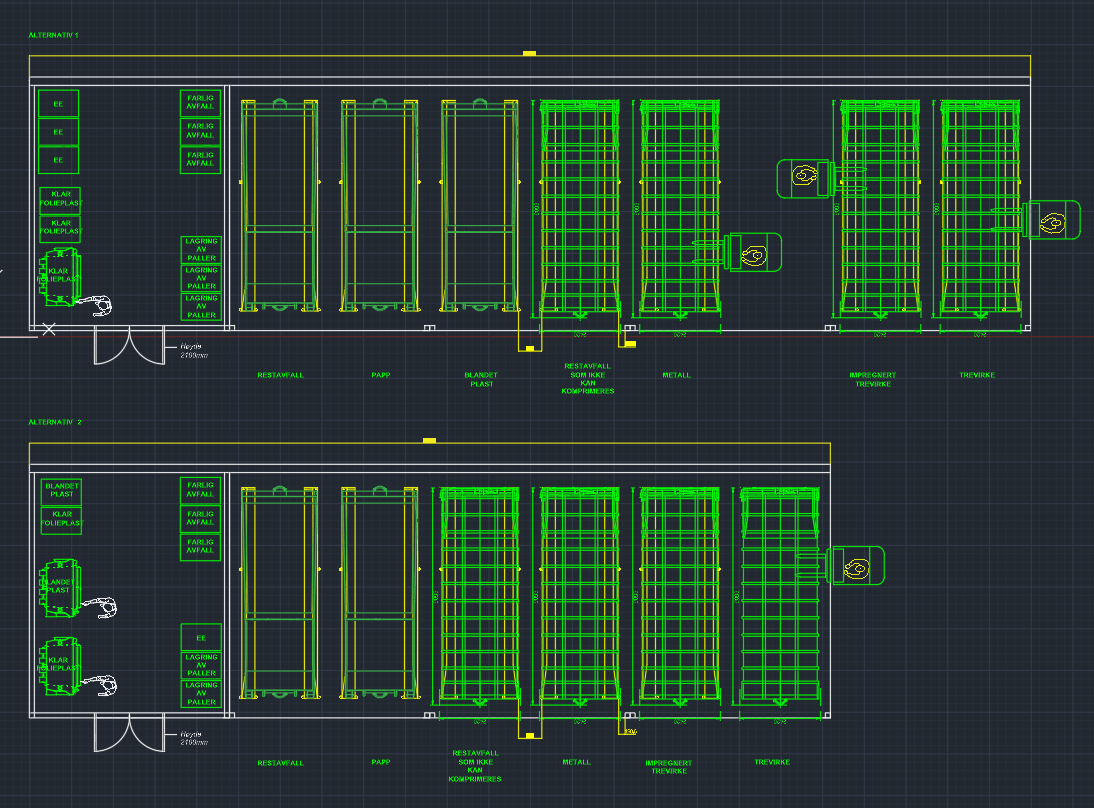 ECO-NOR - Prosjektering av avfallsrom i alle størrelser